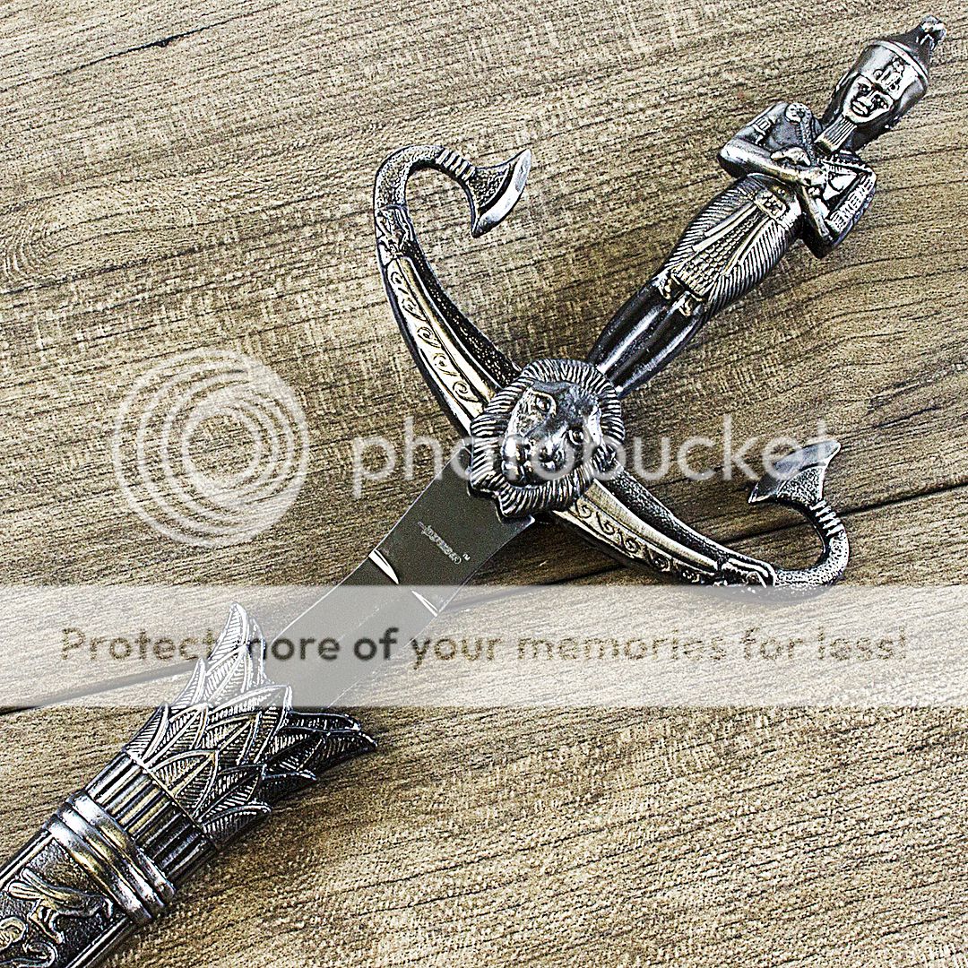 13.75" EGYPTIAN KING MUMMY FANTASY ATHAME DAGGER Pharaoh Medieval Queen